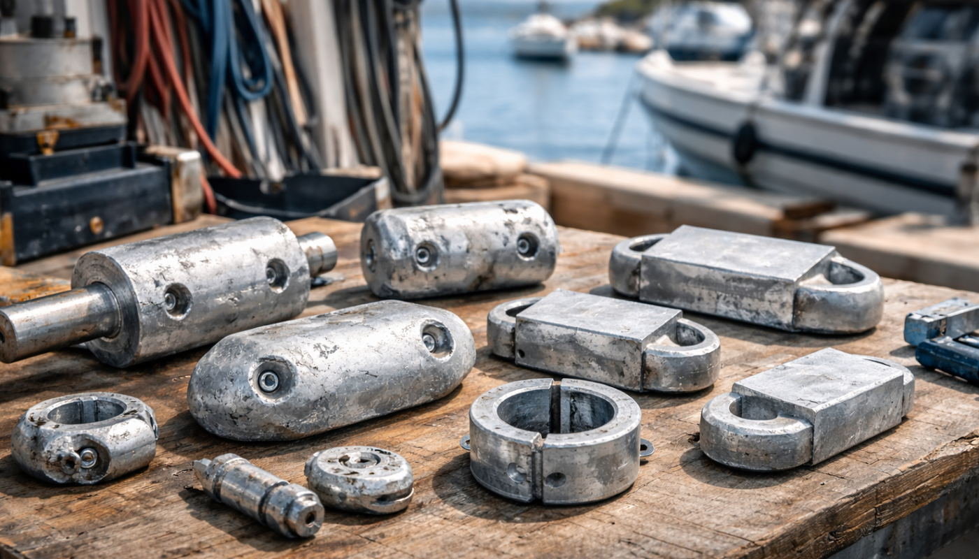 Anodi nautici: guida tecnica completa alla protezione galvanica di eliche, assi e motori