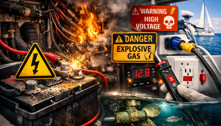 Sicurezza elettrica a bordo: guida alla prevenzione dei rischi sull'imbarcazione