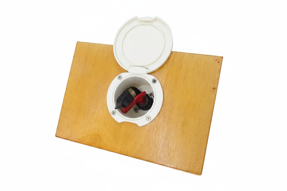 Trem Contenitore per staccabatteria in ABS bianco