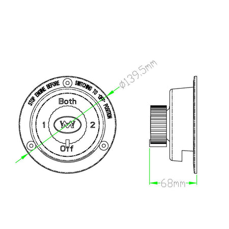 Trem Interruttore-deviatore batterie