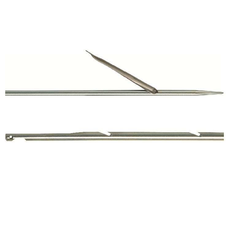 Cressi Varilla Verdesca Acero PR80 notched shaft Ø 6.5mm top flop