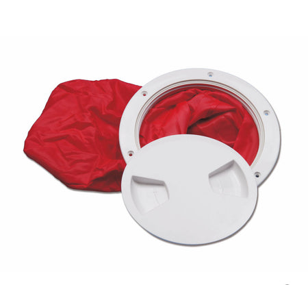 Tappo d'ispezione bianco con manichetta - Trem