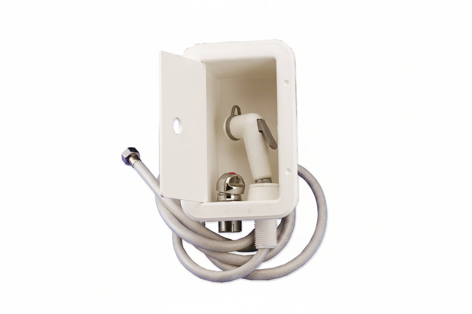 Box doccia con doccia a pulsante e miscelatore Trem N0105250