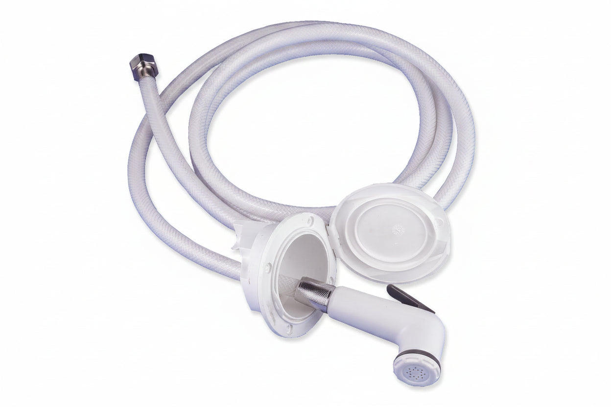 Box doccia con doccia a pulsante in plastica Trem