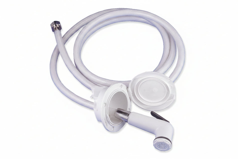 Box doccia con doccia a pulsante in plastica Trem