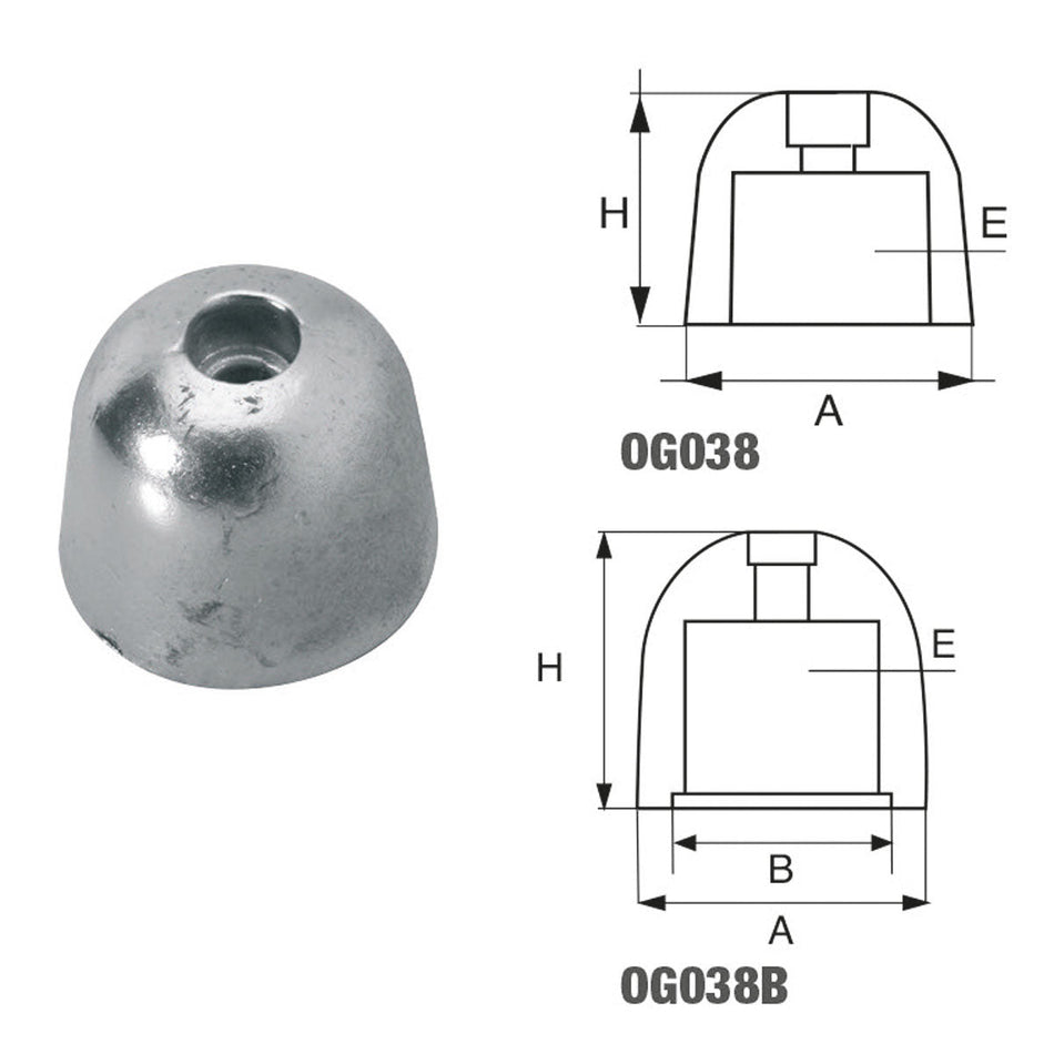 Anodo Sleipner SP125 - Polipodio FONP