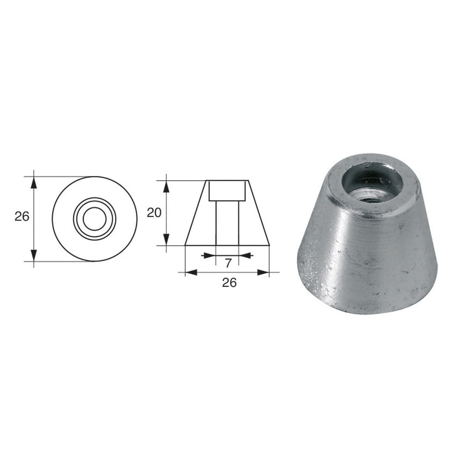 Anodo Sleipner SP30/40 - Polipodio FONP