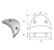 Anodo per motori Johnson Evinrude FG-3 HP 90-140