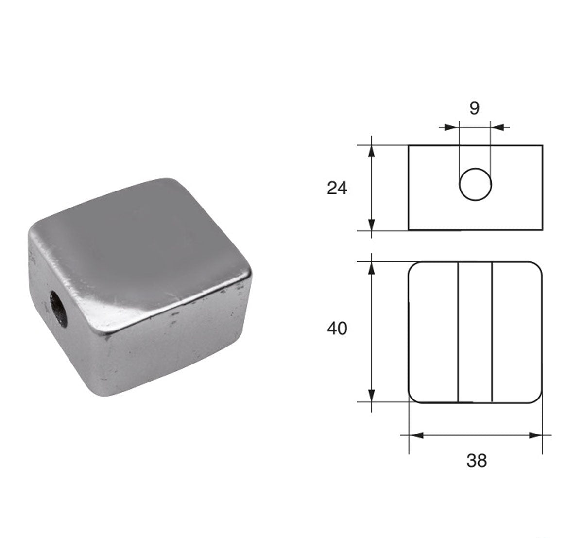Anodi per motori Johnson Evinrude FG-4 HP 50-200