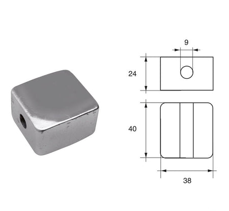 Anodi per motori Johnson Evinrude FG-4 HP 50-200