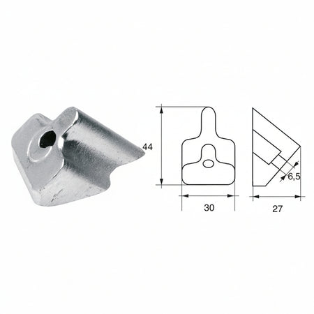 Anodi per motori Johnson Evinrude FG-5 HP 4-7,5