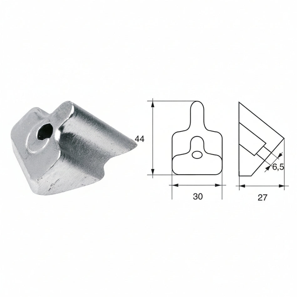 Anodi per motori Johnson Evinrude FG-5 HP 4-7,5