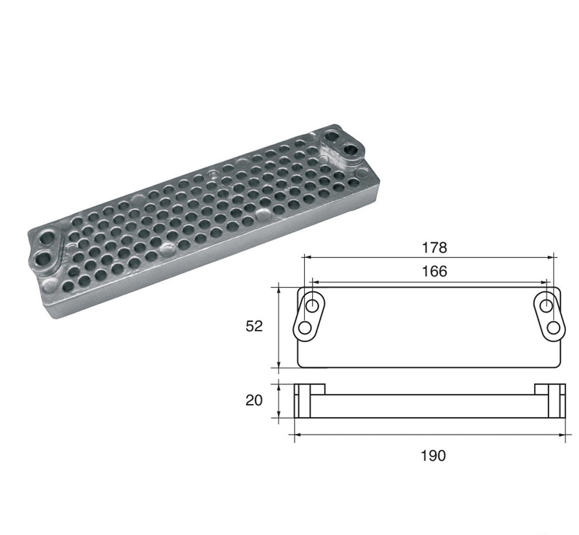 Anodi per motori Mercury Mercruiser F-ME/SA HP 50-75 HP 80-115