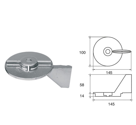 Anodi per motori Mercury Mercruiser FM-18 Formula 850