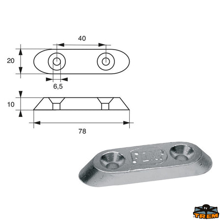 Anodi per motori Suzuki FM-11/S HP 2-8