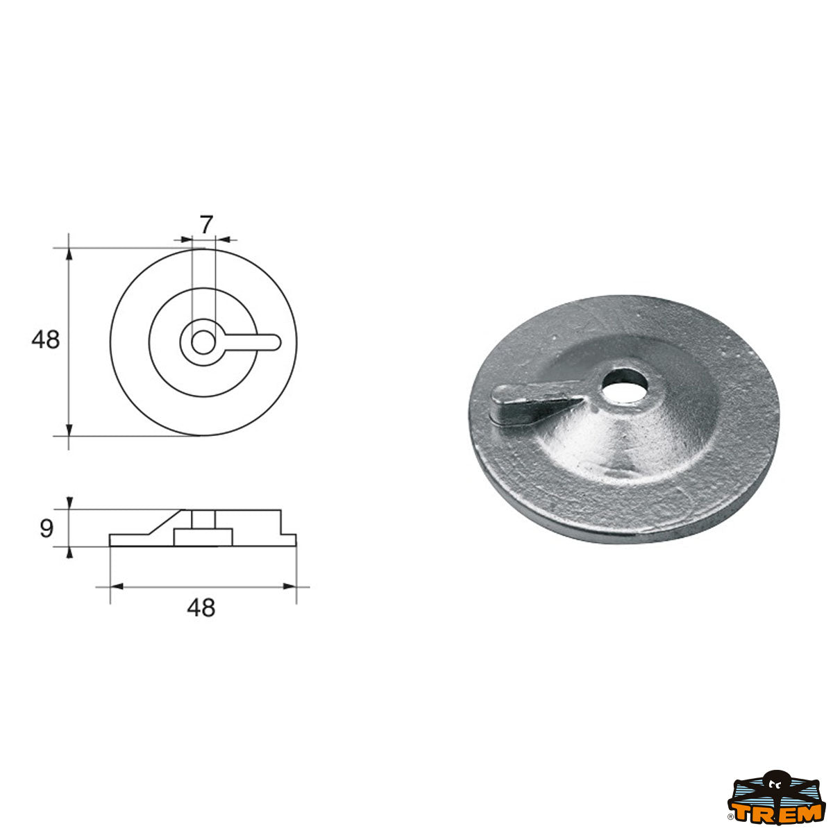 Anodi per motori Suzuki FM-31/S HP 9.9-15