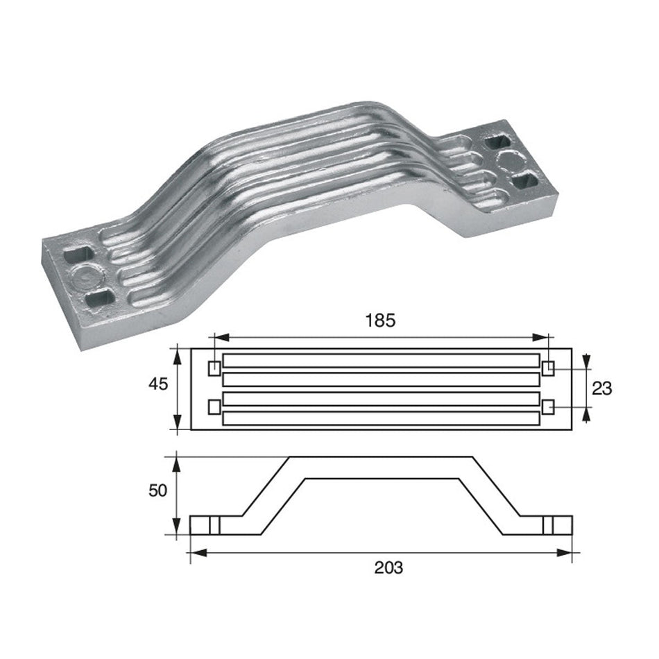 Anodi per motori Yamaha-Mariner 6G5-45251-02