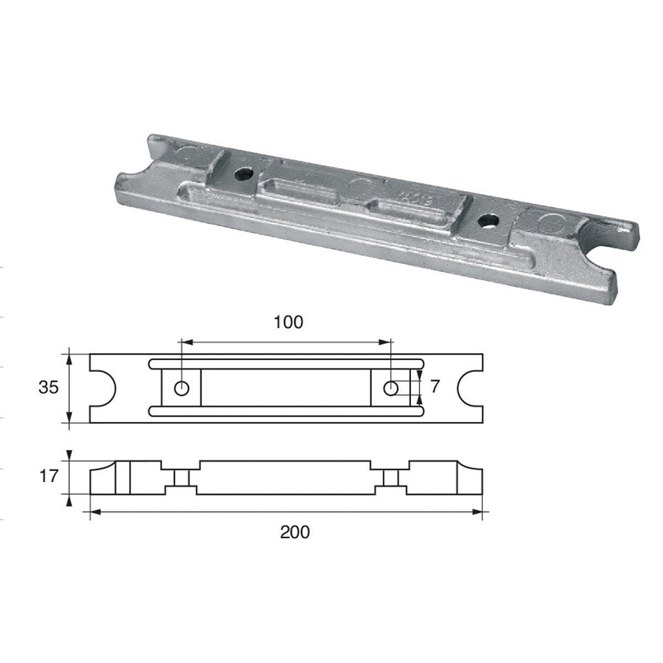 Anodi per motori Yamaha-Mariner 6H1-45251-02
