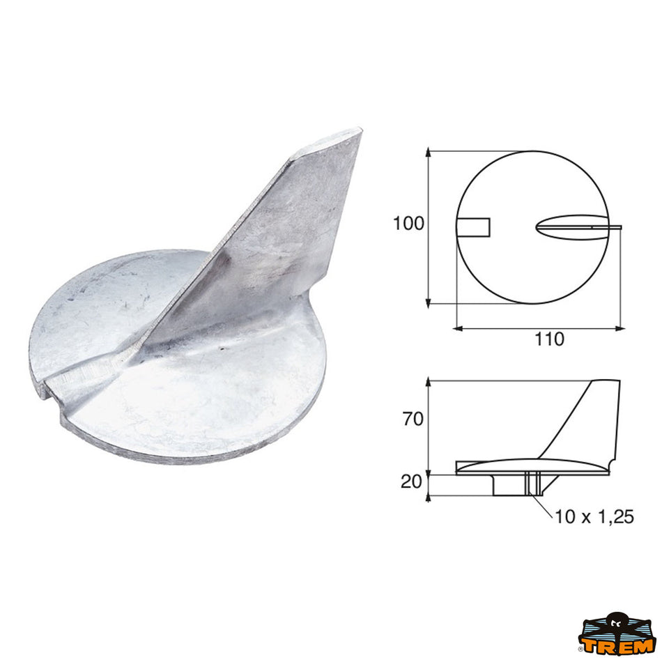 Anodi per motori Yamaha-Mariner 61A-45371-00