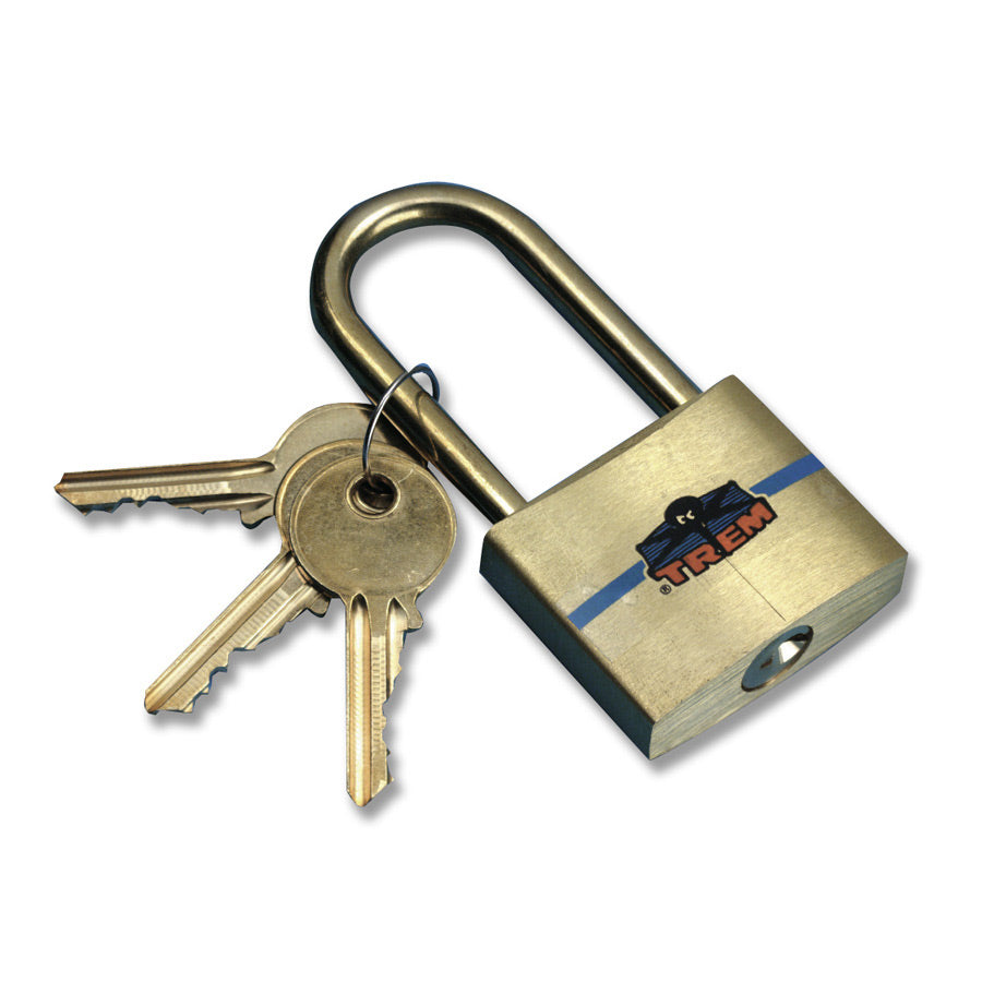 Brass Padlock with Long Bow