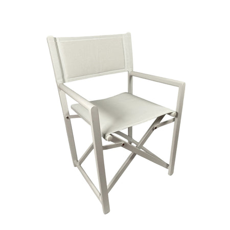 Poltroncina Pieghevole Deco - Bianca