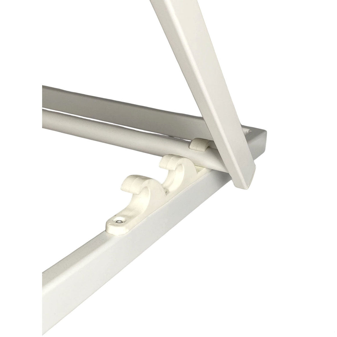 Sdraio pieghevole bianco Deco Trem - dettaglio