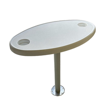 Tavolo Ovale con Base Smontabile 70x50 cm