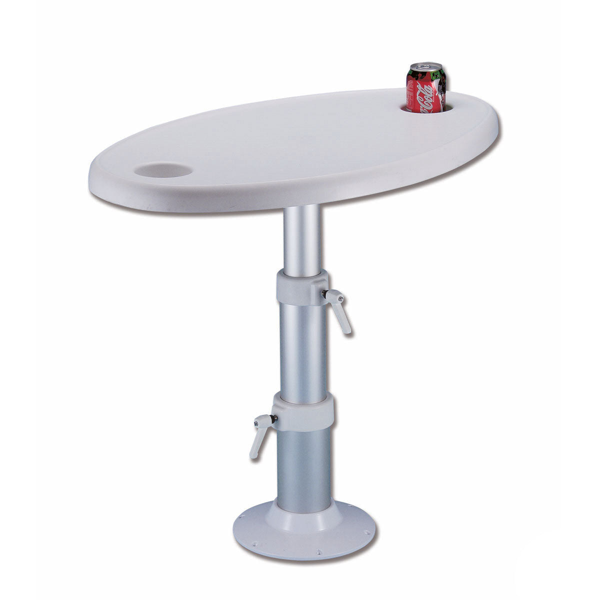 Tavolo Ovale con Base Tritelescopica 70x50 cm