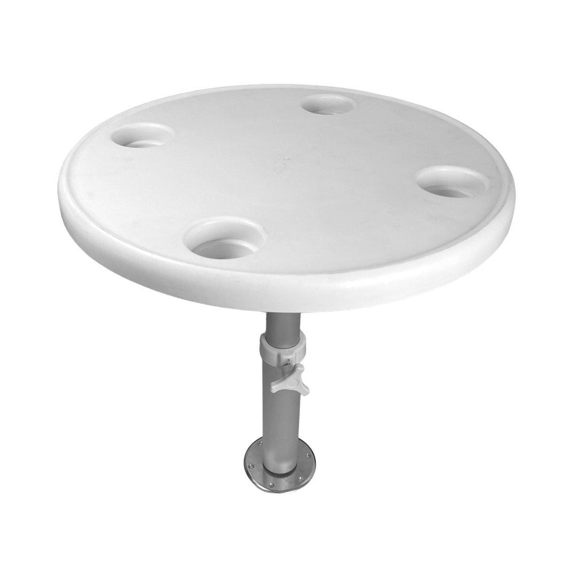 Tavolo Tondo con Base Telescopica Smontabile Ø 60 cm