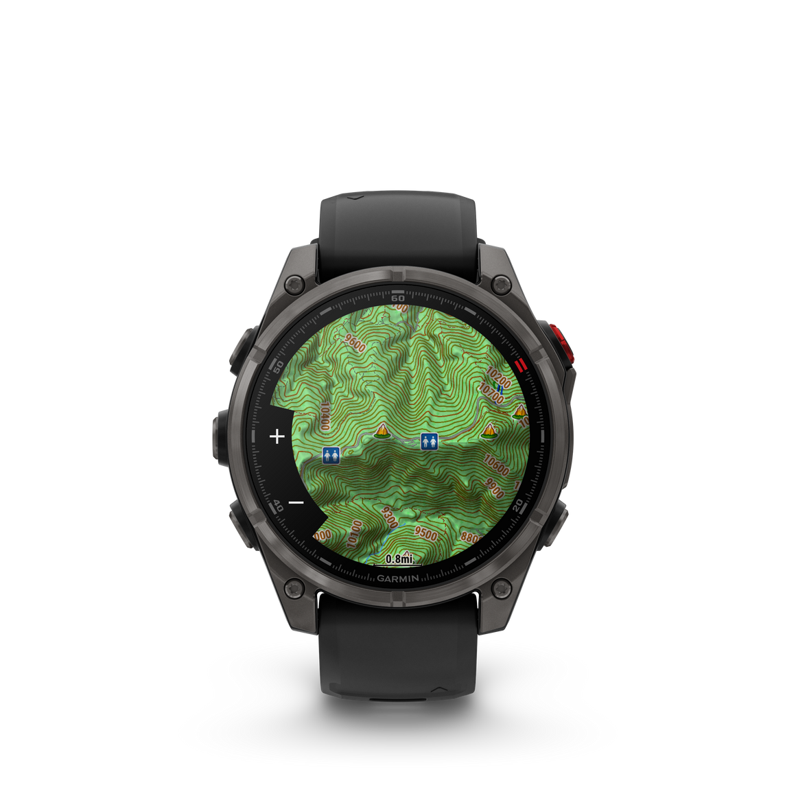 Garmin fenix 8 Pro 51mm mappa TopoActive Carbon Gray