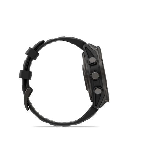 Garmin fenix 8 Pro 51mm vista destra Carbon Gray