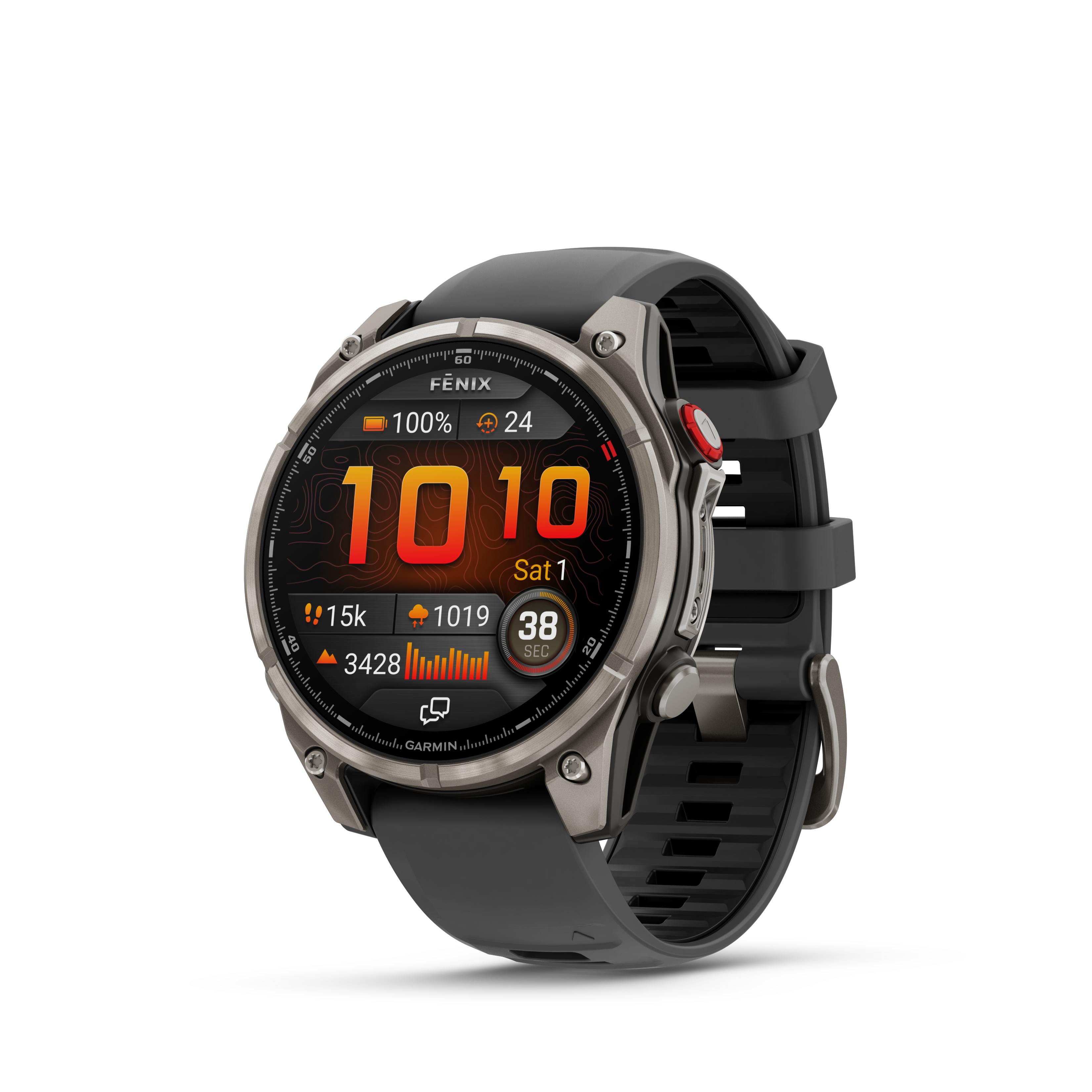 Garmin fenix 8 Pro 47mm Titanium Graphite Black