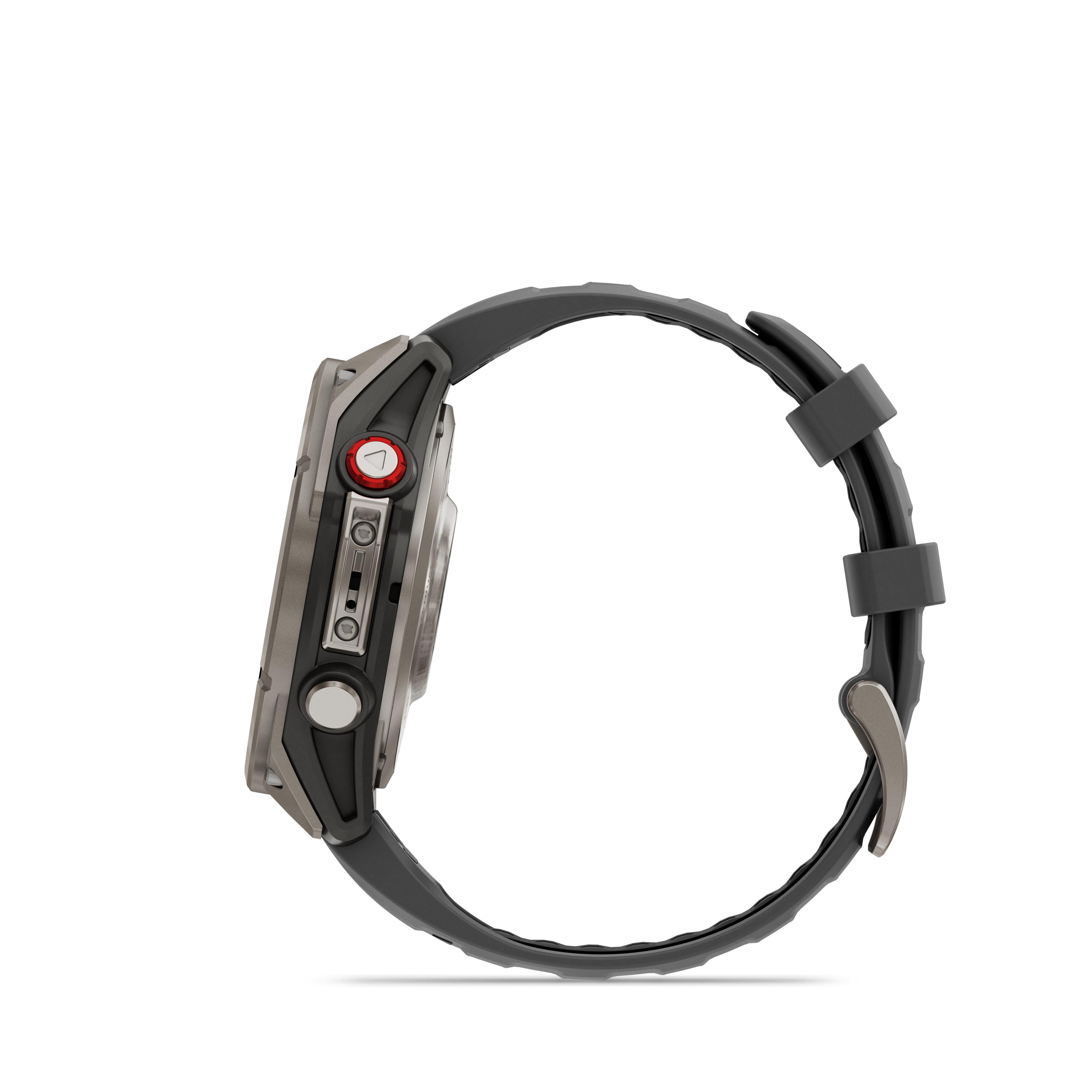 Garmin fenix 8 Pro 47mm vista laterale Titanium