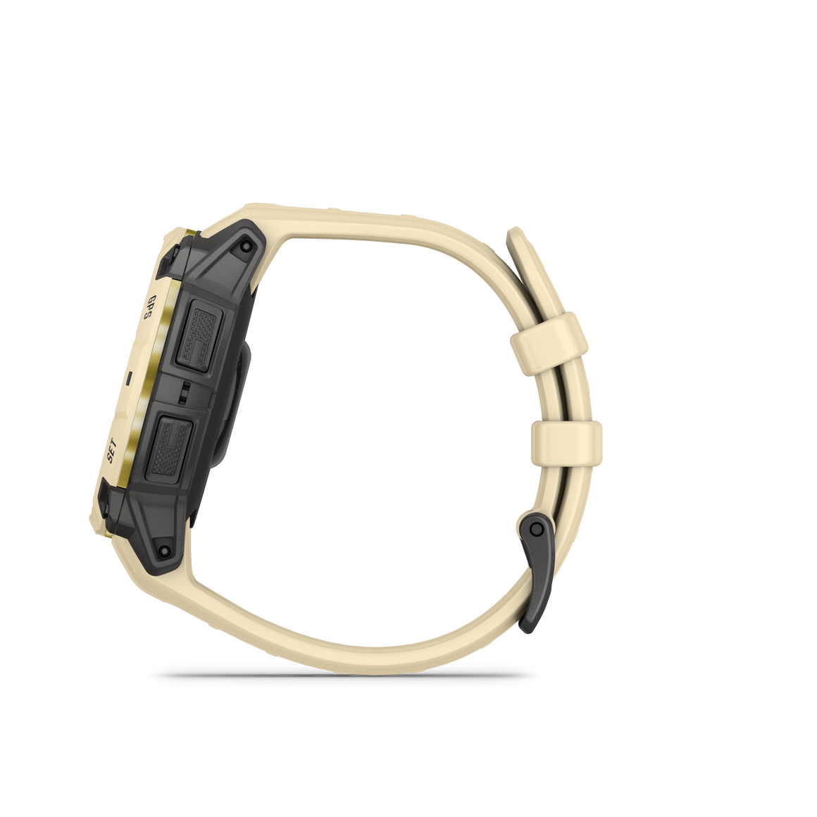 Garmin Instinct 3 45mm Amoled Citrine vista laterale