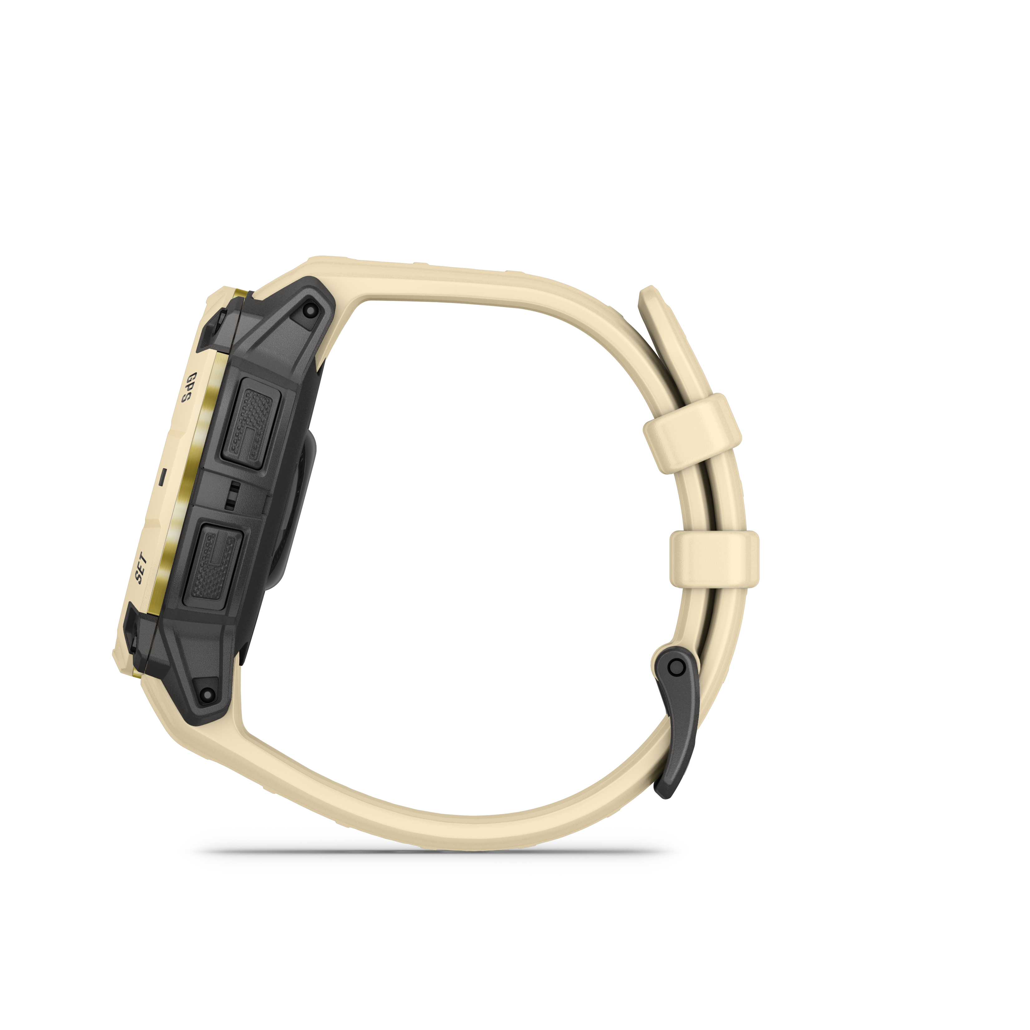 Garmin Instinct 3 45mm Amoled Citrine vista laterale