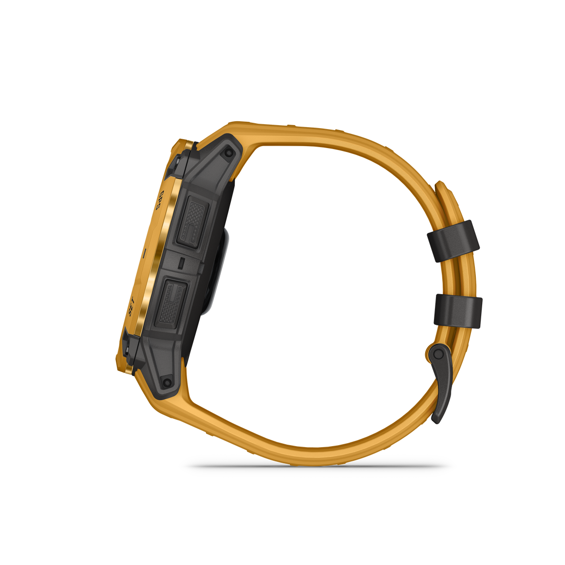 Garmin Instinct 3 50mm Solar Sunburst vista laterale