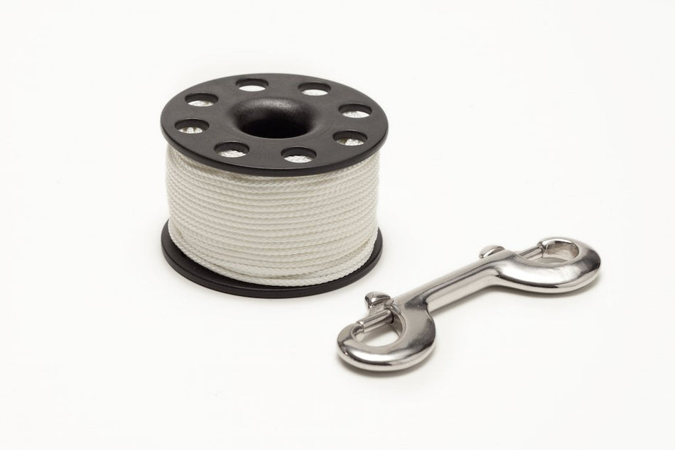 Divemarine Black Delrin Finger Reel 30 meters