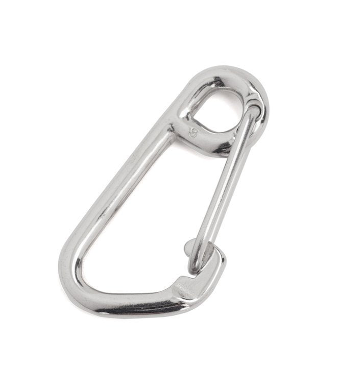 Divemarine Stainless Steel  Spring Hook with Thimble 80mm 
