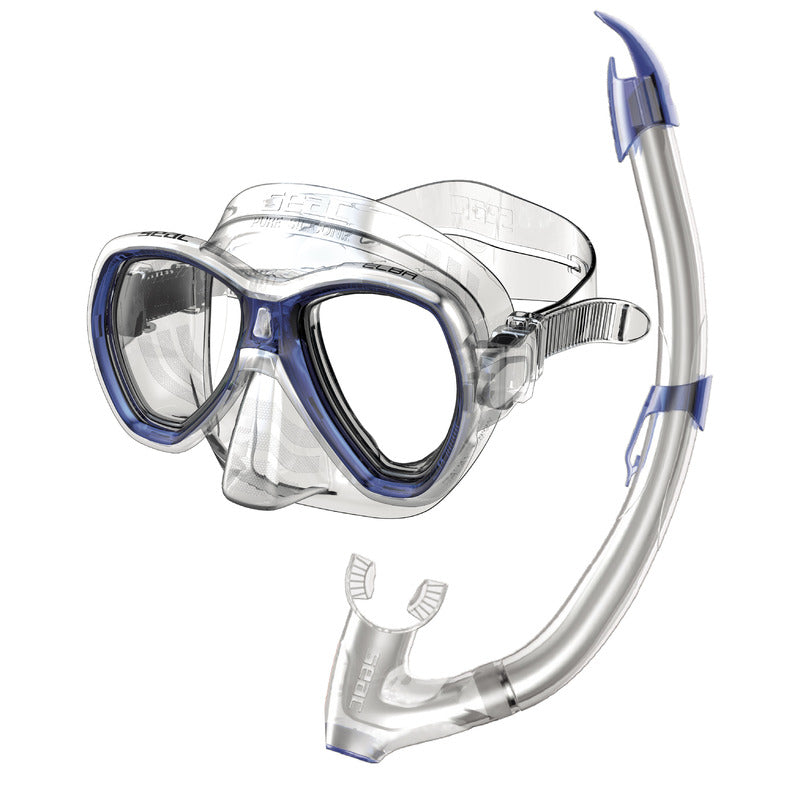 Seac Set Bis Elba Blu con Valvola