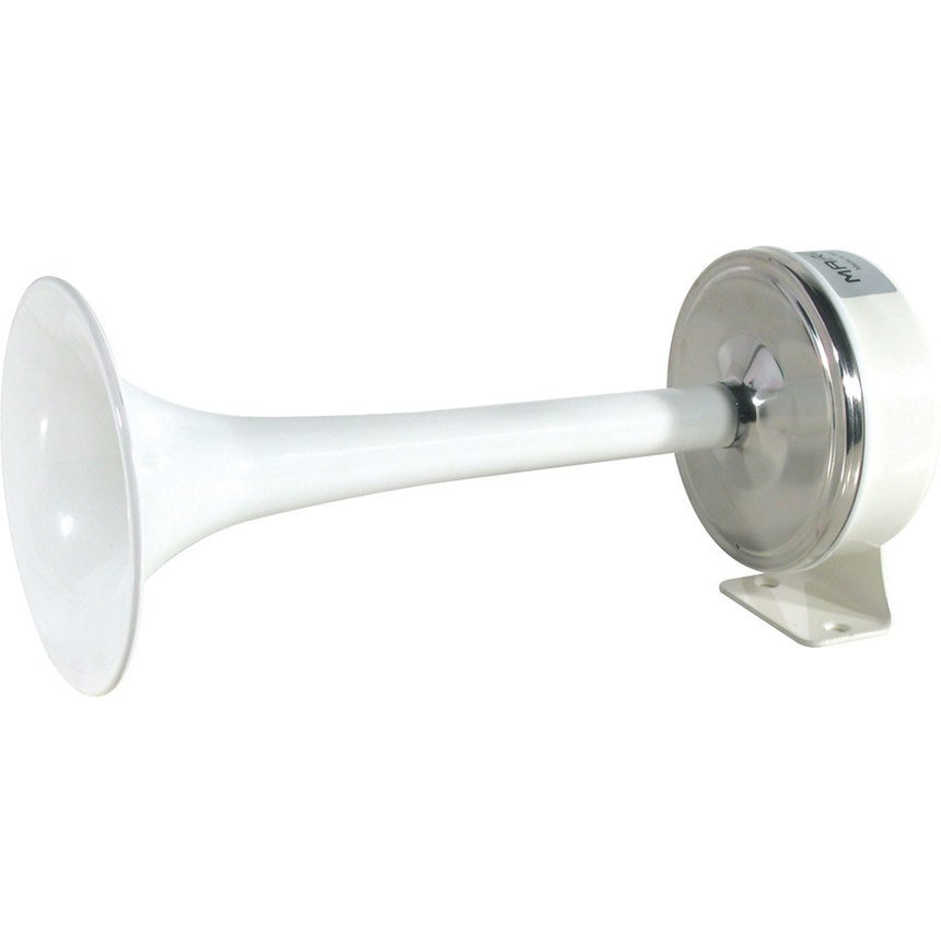 Marco TCE Mini electric horn - white brass 12v
