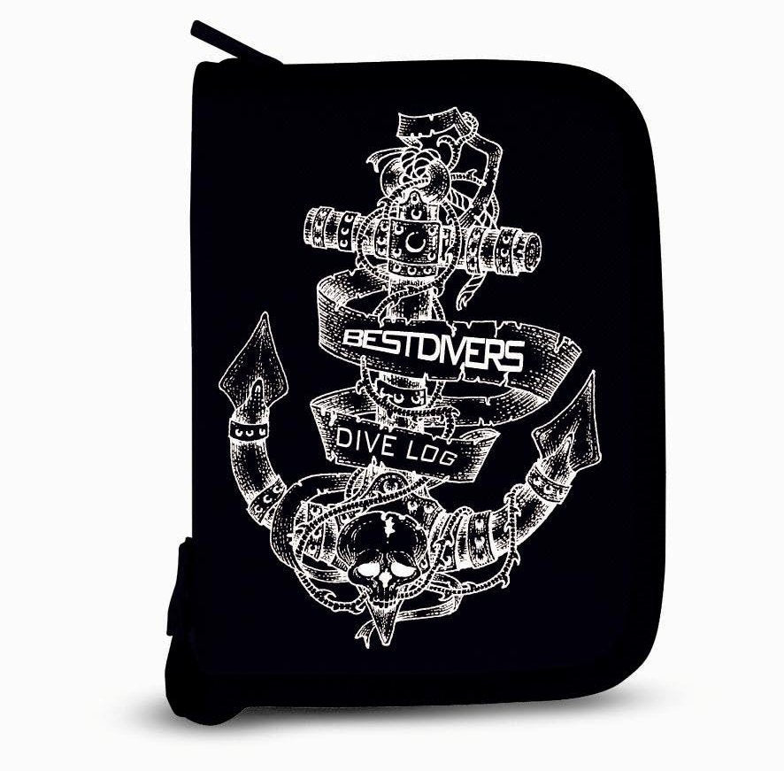 Best Divers Dive Log Art - Anchor - 3 rings