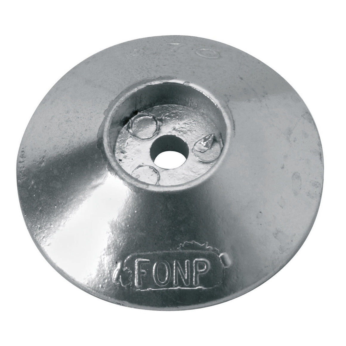 Anodo flange timone/scafo Polipodio - Vista dettaglio