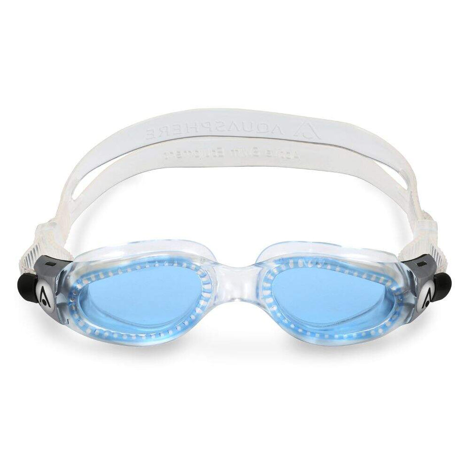 Occhialini da nuoto Aquasphere Kaiman Compact Clear/Clear con lente azzurra tinta - immagine 1