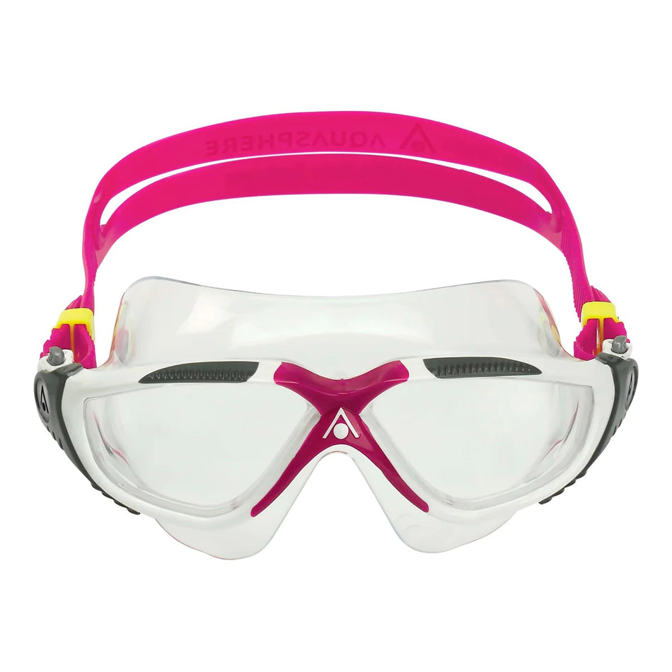 Aqua Sphere Vista Swim Goggles Raspberry - Clear Lens