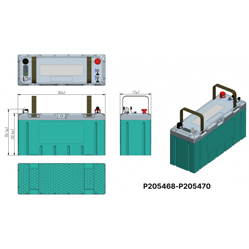 Crosseven Battery Holder for Lithium Battery