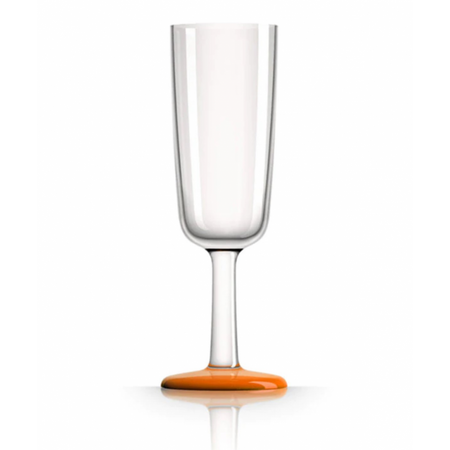 Bicchiere Champagne 180 ml Arancione