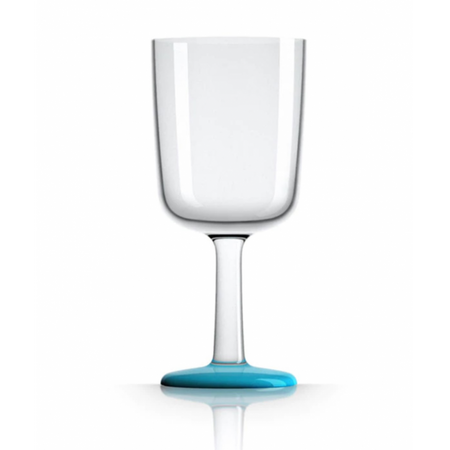 Bicchiere Vino 300 ml Blu Laguna