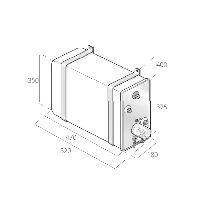 Quick Boiler Inox Bx 16 Lt C/Scambiatore