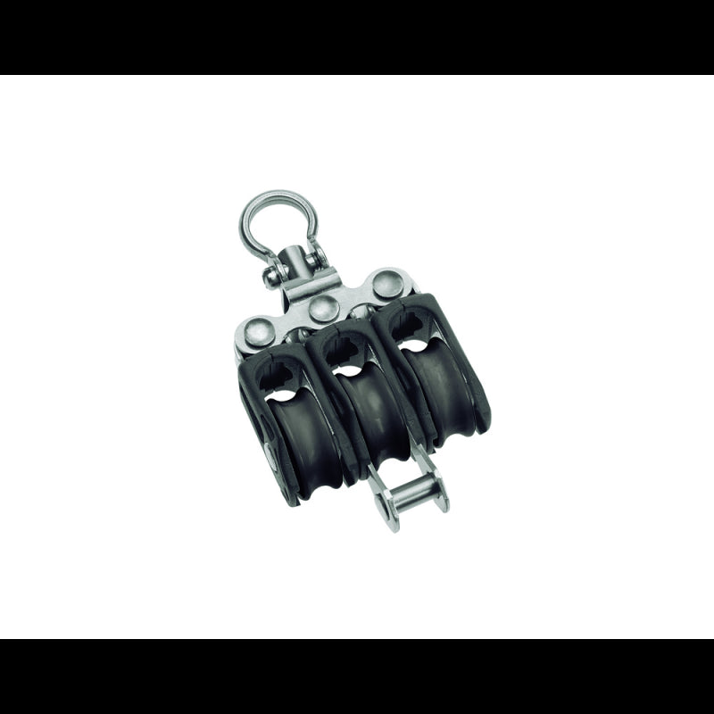 Barton Poulie triple pivotante avec béquet Ø 5 mm