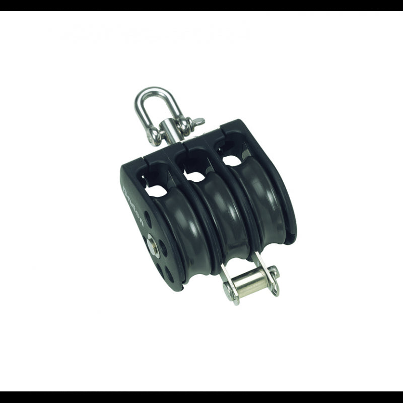 Barton Poulie Triple Tournante avec Réa de Rappel Ø10 mm